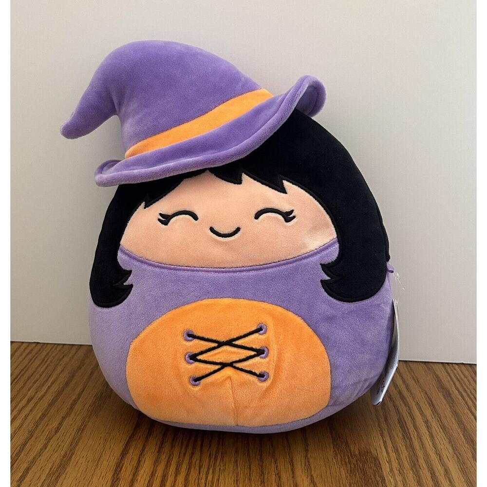 Squishmallows Winnie The Witch 10 Inch Halloween Kellytoy Soft Plush Doll Toy
